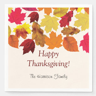Thanksgiving Potluck Dinerfeest Servetten