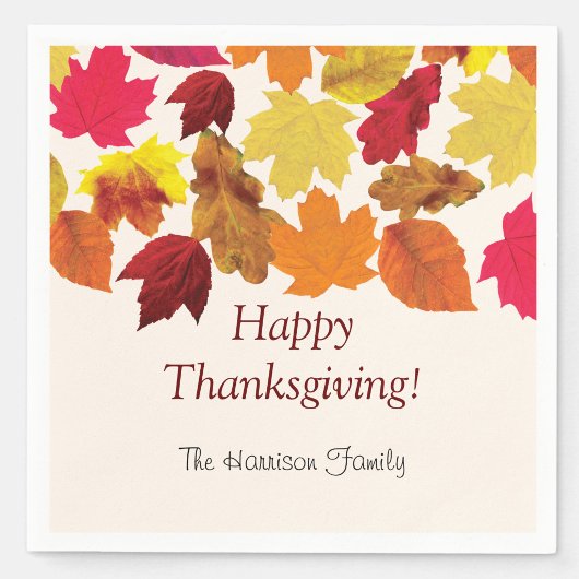 Thanksgiving Potluck Dinerfeest Servetten
