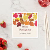 Thanksgiving Potluck Dinerfeest Servetten (Insitu)