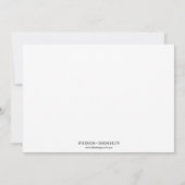 Thanksgiving potluck oranje groen kalkoendiner kaart (Achterkant)