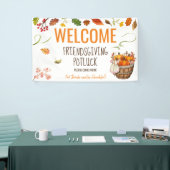 Thanksgiving Potluck welkomstgebanner Spandoek (Beurs)