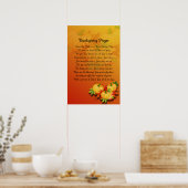 Thanksgiving Prayer Poster (Keuken)