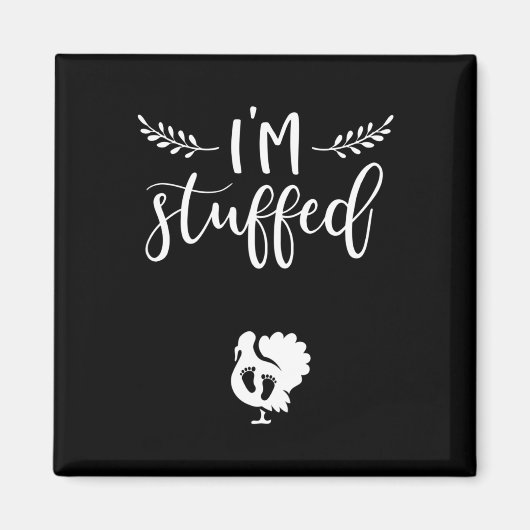 Thanksgiving Pregnancy Announcement Turkey Baby R Magneet (Voorkant)