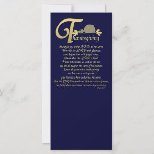 Thanksgiving - Psalm 100