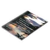 Thanksgiving Psalm 100:4 Squam Lake Sunrise Photo Notitieboek (Linkerzijde)