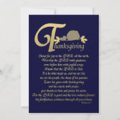 Thanksgiving - Psalm 100 Feestdagenkaart (Voorkant)