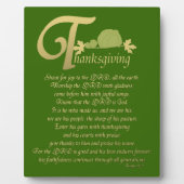 Thanksgiving - Psalm 100 Fotoplaat (Voorkant)