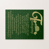 Thanksgiving - Psalm 100 Legpuzzel (Horizontaal)