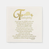 Thanksgiving - Psalm 100 Servet (Voorkant)