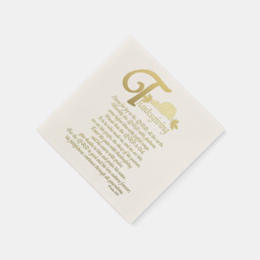 Thanksgiving - Psalm 100 Servet (Hoek)