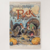 Thanksgiving Puck  Illustratie Legpuzzel (Verticaal)