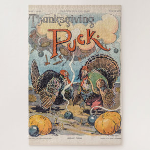 Thanksgiving Puck  Illustratie Legpuzzel