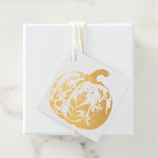 Thanksgiving Pumpkin Bedankjes Labels (Met doos)