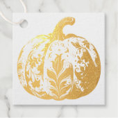 Thanksgiving Pumpkin Bedankjes Labels (Voorkant)