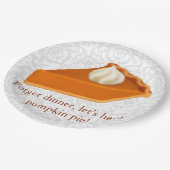 Thanksgiving Pumpkin-Borden Papieren Bordje (Gekanteld)