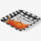 Thanksgiving Pumpkin Buffalo Bord speldenpapier (Gebogen)