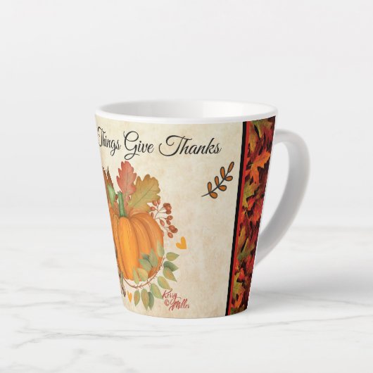 Thanksgiving Pumpkin Latte Mok (Rechterhoek)