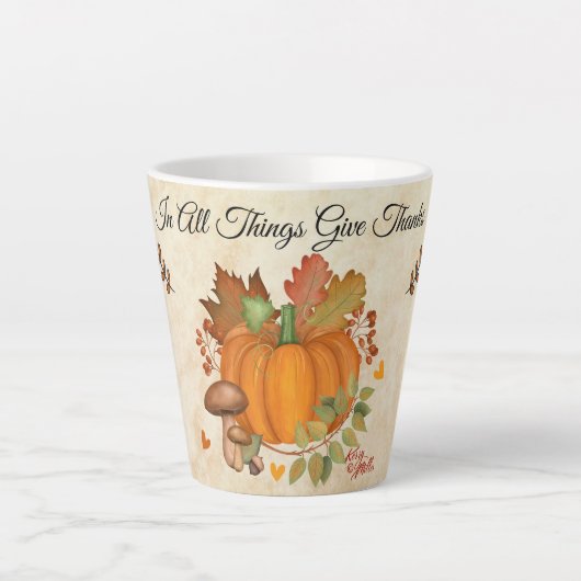 Thanksgiving Pumpkin Latte Mok (Voorkant)