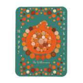 Thanksgiving Pumpkin Magneet (Verticaal)
