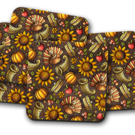 Thanksgiving Pumpkin Medley | Autumn Cork Onderzet Bier Onderzetter