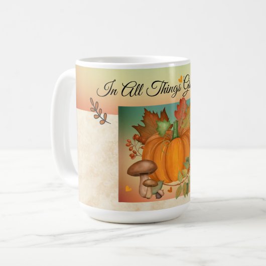 Thanksgiving Pumpkin-Mok Koffiemok (Voorkant links)