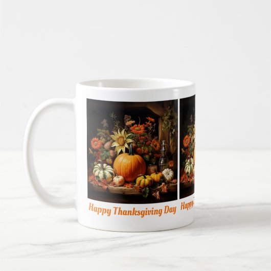 Thanksgiving Pumpkin-Mok Koffiemok (Links)