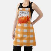 Thanksgiving Pumpkin Oranje Buffalo Pset Apron Schort (Insitu)