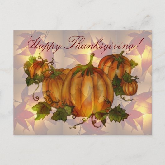 THANKSGIVING PUMPKIN PATCH DOOR SHARON SHARPE FEESTDAGENKAART (Voorkant)