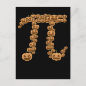 Thanksgiving Pumpkin Pi Jack O Lantern Briefkaart (Voorkant)