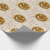 Thanksgiving Pumpkin Pie Cadeaupapier (Hoek)