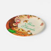 Thanksgiving Pumpkin Pie Papieren Bordje (Gekanteld)