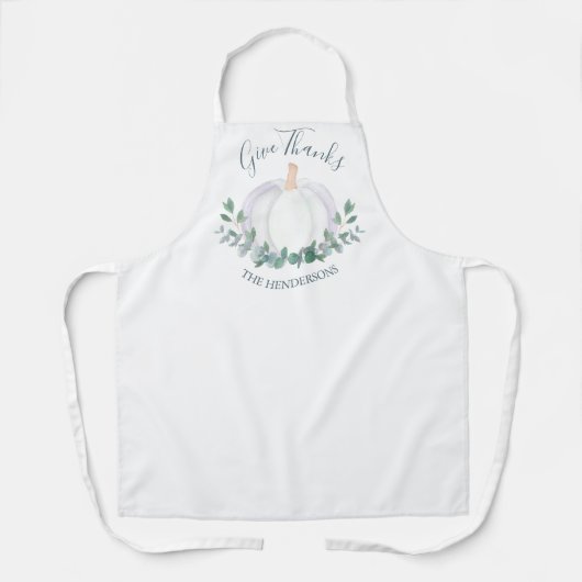 Thanksgiving Pumpkin Schort (Voorkant)