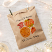 Thanksgiving Pumpkin Spice Latte Bedankzakje (Geknipt)