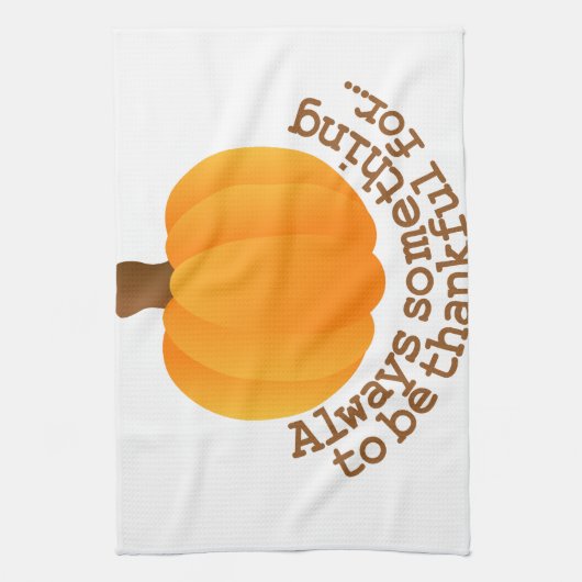 Thanksgiving Pumpkin Theedoek (Verticaal)