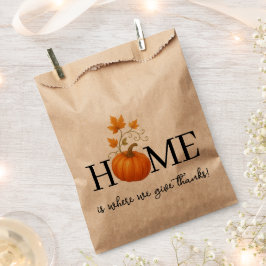 Thanksgiving Pumpkin Thuis is waar we dankbaar voo Bedankzakje