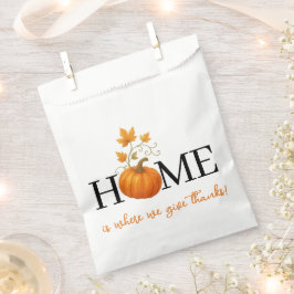 Thanksgiving Pumpkin Thuis is waar we dankbaar voo Bedankzakje