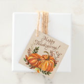 Thanksgiving Pumpkins Bedankjes Labels (In situ)