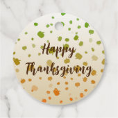 Thanksgiving Pumpkins Bedankjes Labels (Achterkant)