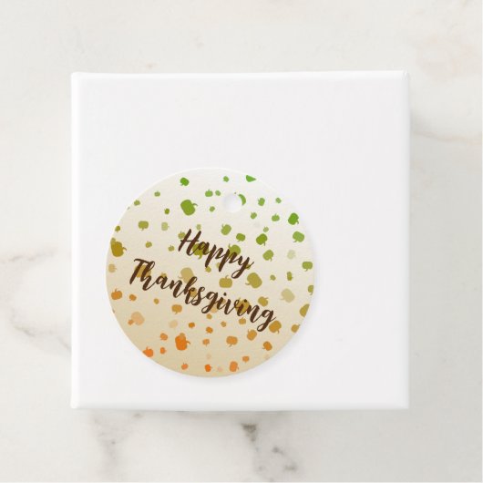 Thanksgiving Pumpkins Bedankjes Labels (In situ)