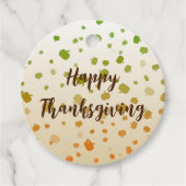 Thanksgiving Pumpkins Bedankjes Labels (Voorkant)