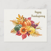 Thanksgiving Pumpkins Briefkaart (Voorkant)