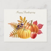 Thanksgiving Pumpkins Briefkaart (Voorkant)