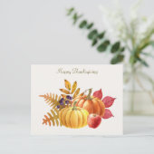 Thanksgiving Pumpkins Briefkaart (Staand voorkant)