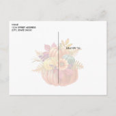 Thanksgiving Pumpkins Briefkaart (Achterkant)