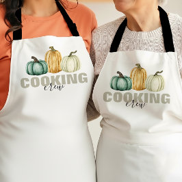 Thanksgiving Pumpkins Cooking Crew Schort
