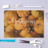 Thanksgiving Pumpkins Foto Tissuepapier (Craft)