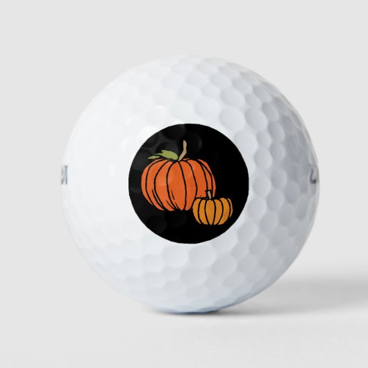 Thanksgiving Pumpkins Golf Balls Golfballen (Voorkant)