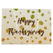 Thanksgiving Pumpkins Groot Cadeauzakje (Achterkant)