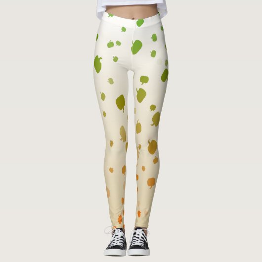 Thanksgiving Pumpkins Leggings (Voorkant)