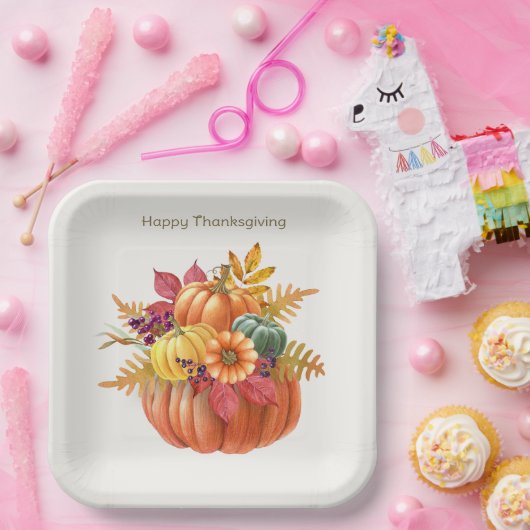 Thanksgiving Pumpkins Paper Bord (Feest)